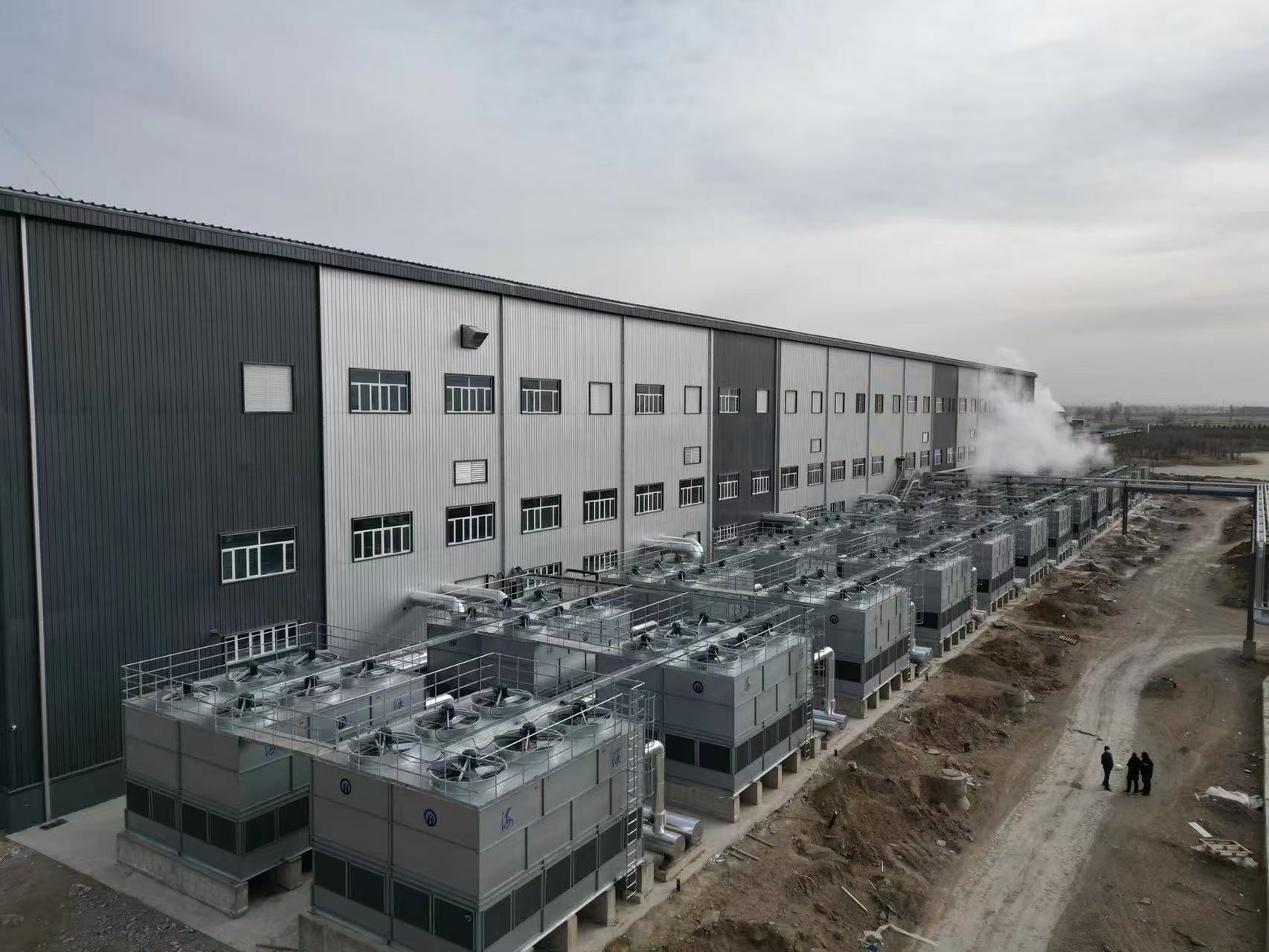 闭式冷却塔在冷却水